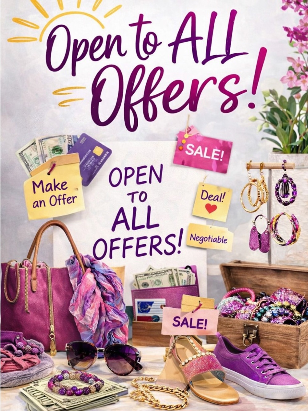 Open to ALL REASONABLE Offers!